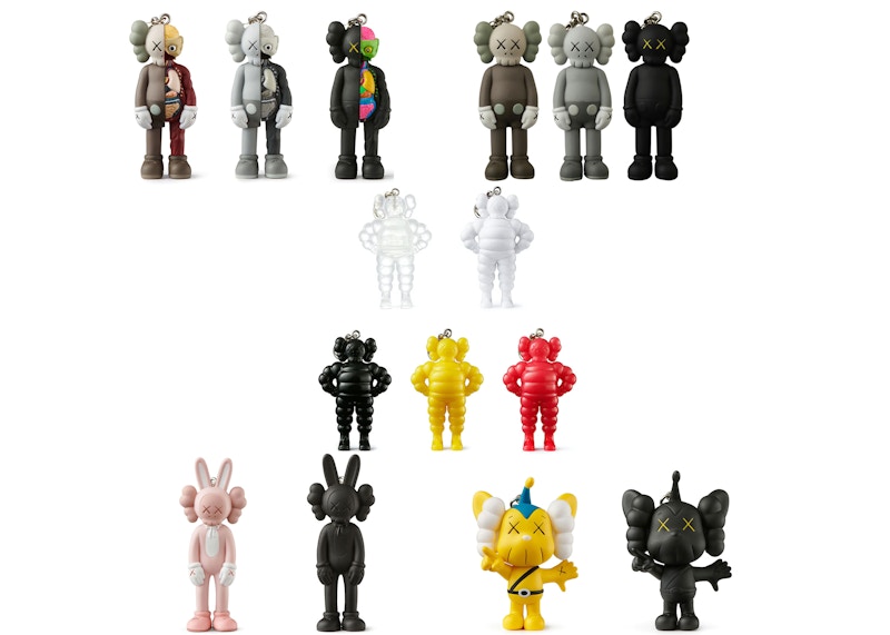 KAWS Tokyo First First Companion/Accomplice/JPP/Chum Keychain Set of 15  (2021)