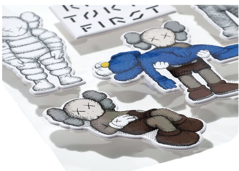 KAWS Tokyo First Pukupuku Sticker Set