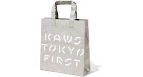 KAWS Tokyo First Reusable Shopping Bag Grey