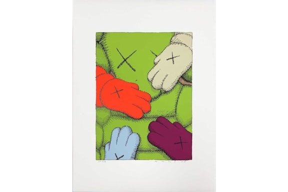 KAWS Urge Print #9 Light Green (Signed, Edition of 250)