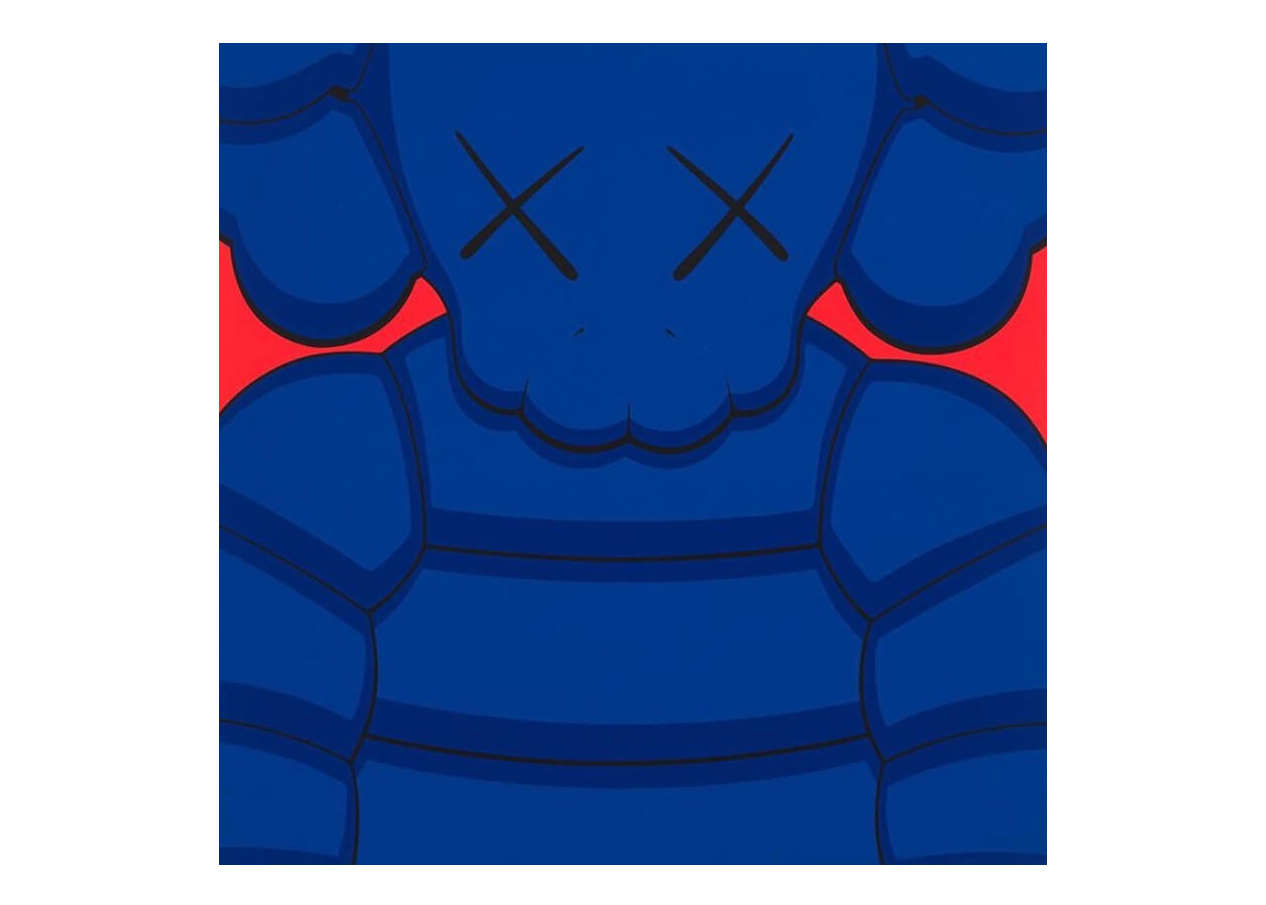 KAWS What Party Print #1 Blue (Signed, Edition of 100)