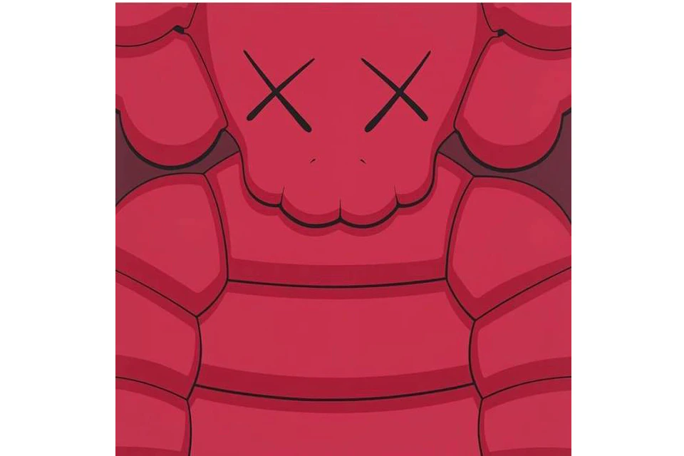 KAWS What Party Print #6 Red (Signed, Edition of 100)