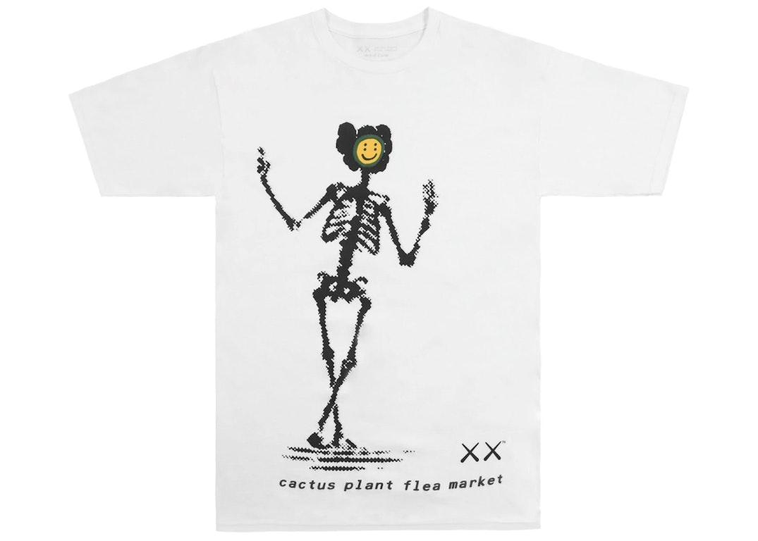 Pre-owned Kaws X Cactus Plant Flea Market T-shirt White