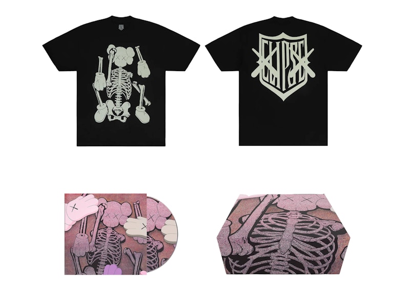 【VLONE】420 T-SHIRT【即発送】 Vlone x Nav DPBA Box Set 002 Jagged T-shirt Black Men's