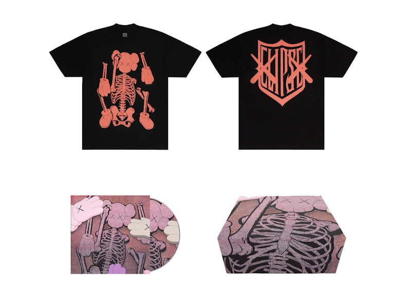 KAWS x Clipse LGSEO Tee 3 Box Set Black