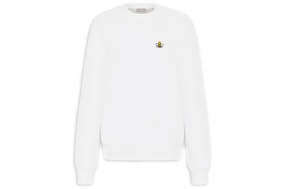 KAWS x Dior Bee Crewneck Sweatshirt White