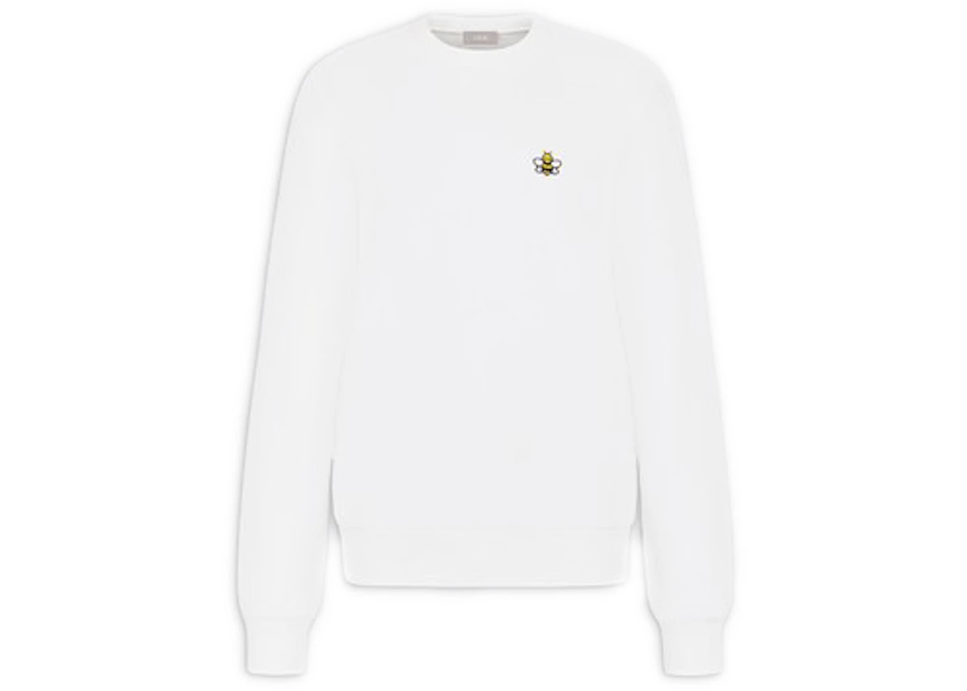 KAWS x Dior Bee Crewneck Sweatshirt White Men's - SS19 - US