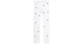 KAWS x Dior Bee Embroidery Jeans White