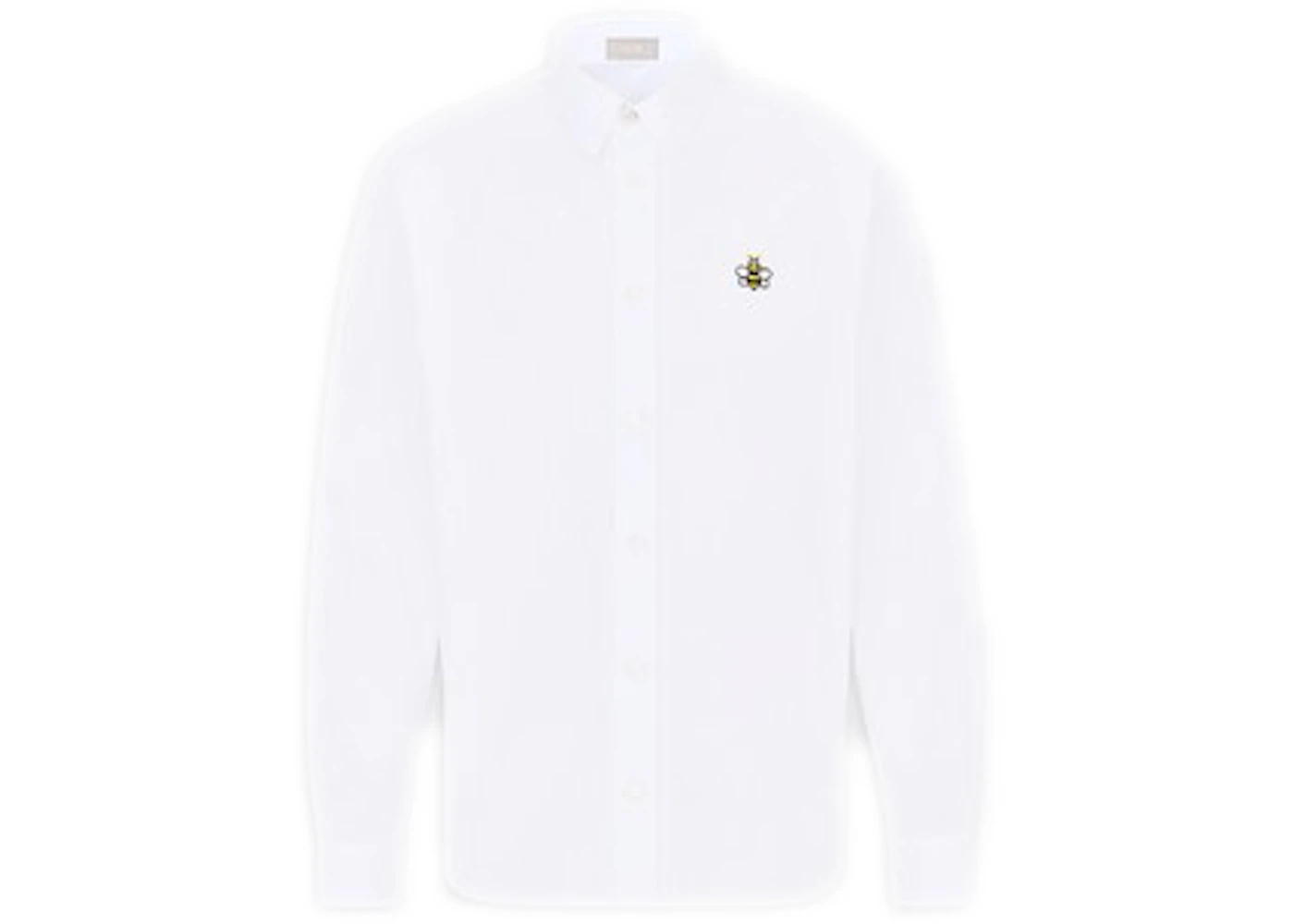 KAWS x Dior Bee Long Sleeve Shirt White Men's - SS19 - US