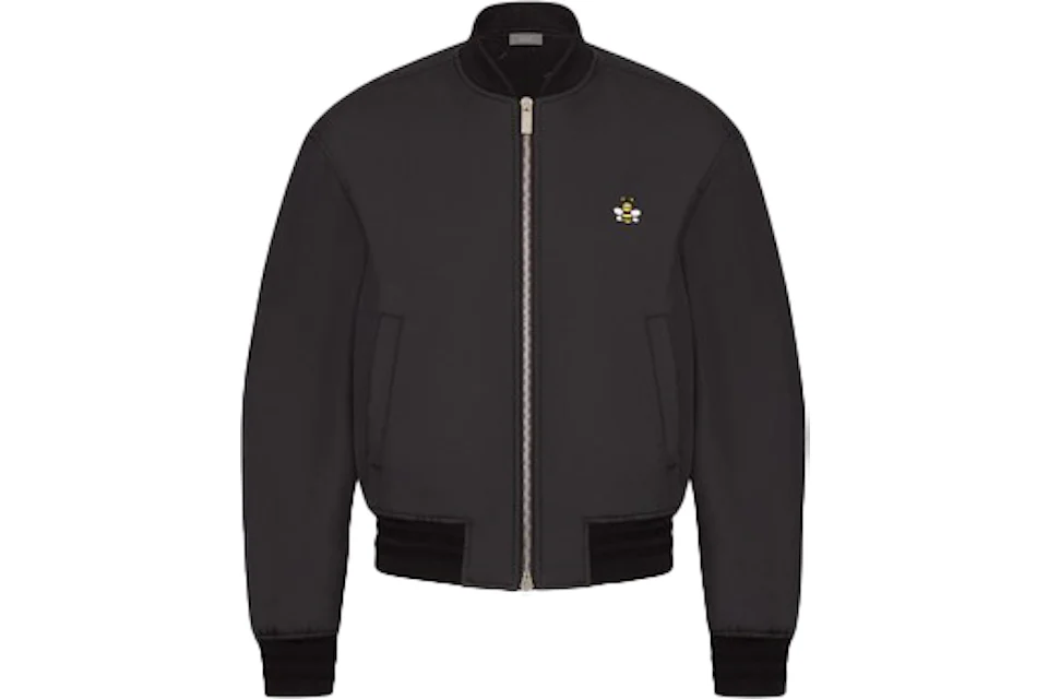 KAWS x Dior Bee Nylon Bomber jacket Black Men s SS19 GB