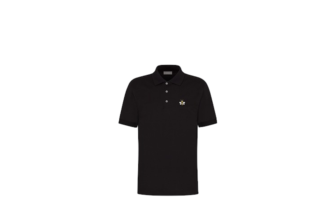 Pre-owned Kaws X Dior Bee Polo Shirt Black