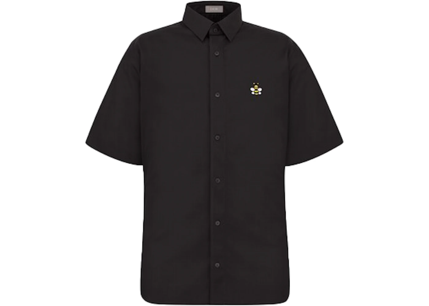 KAWS x Dior Bee Short Sleeve Shirt Black - SS19 Men's - US