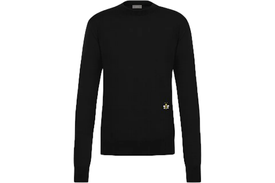 KAWS x Dior Bee Wool Sweater Black