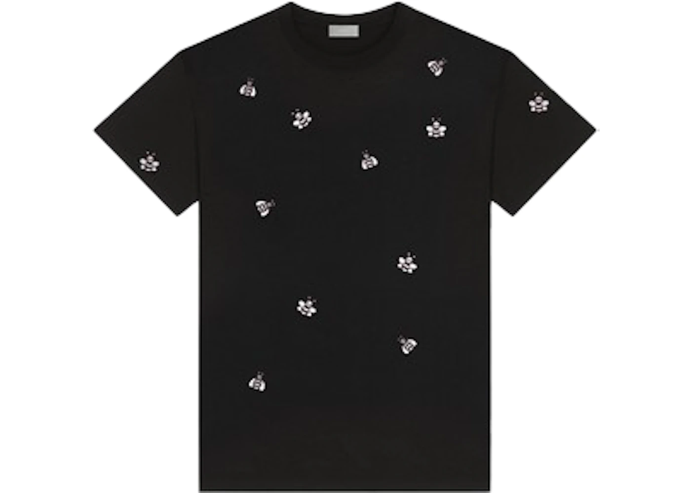 Dior × KAWS Bee tee キッズ Tシャツ 12歳 KAWS x Dior Embroidered Bee T-Shirt Black Men's - SS19 - US