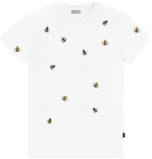 KAWS x Dior Embroidered Bee T-Shirt White Men's - SS19 - US