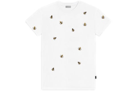 KAWS x Dior Embroidered Bee T Shirt White Men s SS19 US