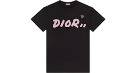 KAWS x Dior Logo T-Shirt Black