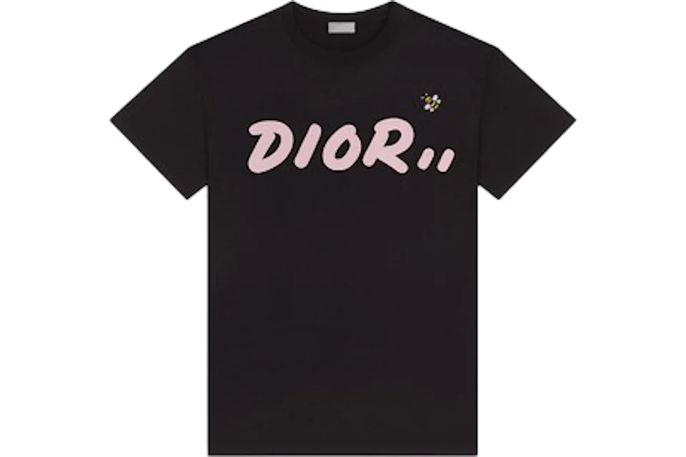 KAWS x Dior Logo T-Shirt Black Men's - SS19 - GB