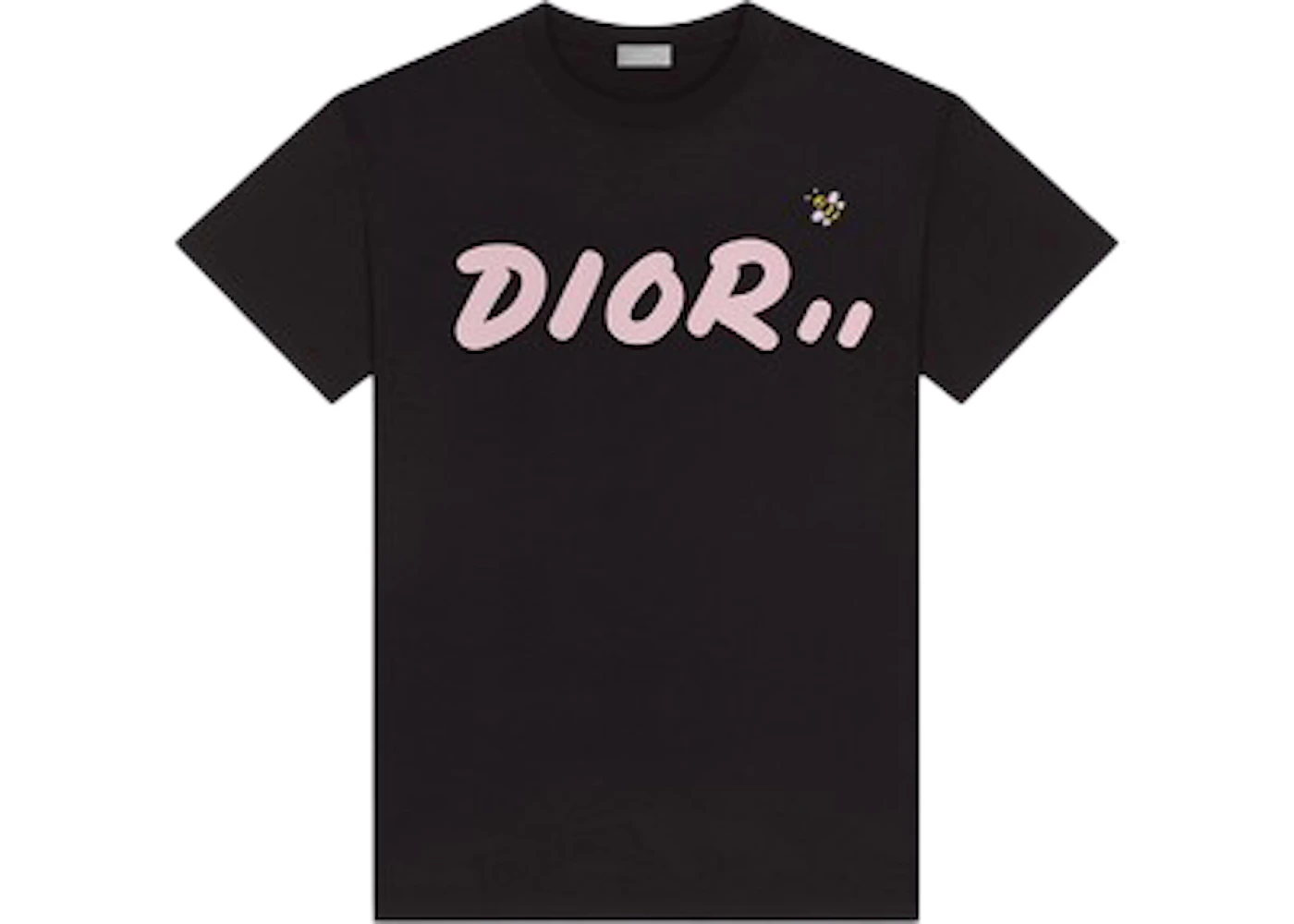 KAWS x Dior Logo T-Shirt Black