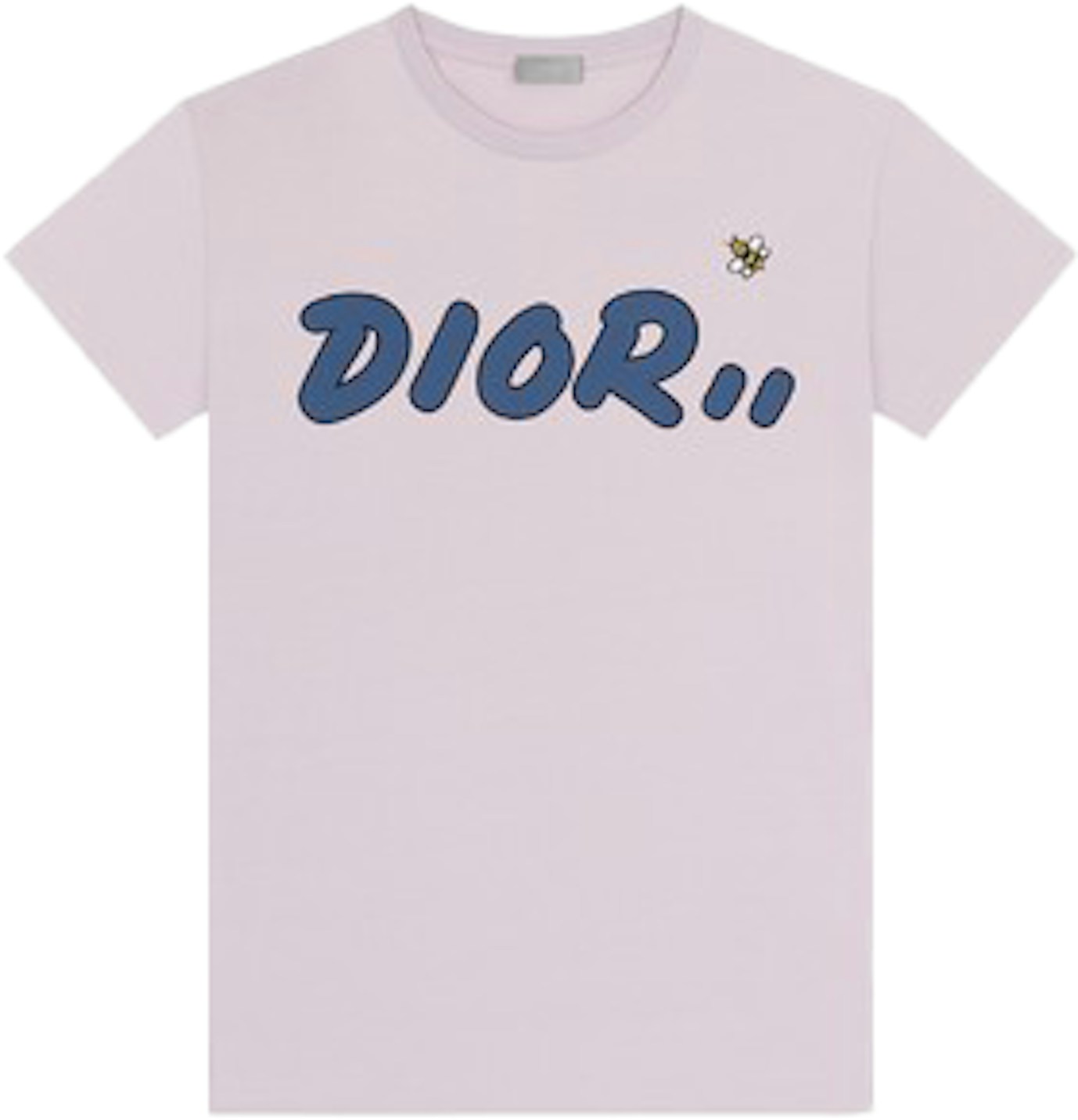 KAWS x Dior Logo T-Shirt Pink - SS19