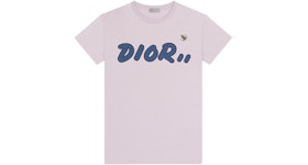KAWS x Dior Logo T-Shirt Pink