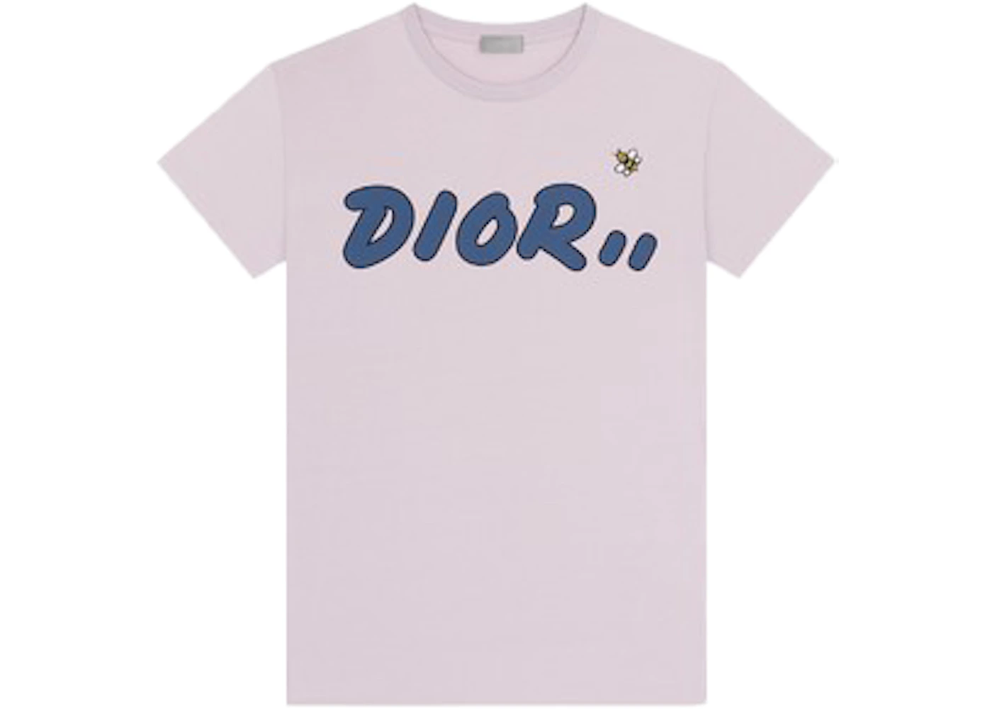 Dior pink top logo t shirt