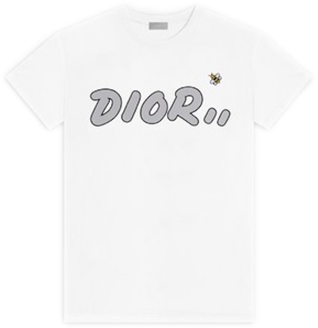 KAWS x Dior Logo T-Shirt White メンズ - SS19 - JP