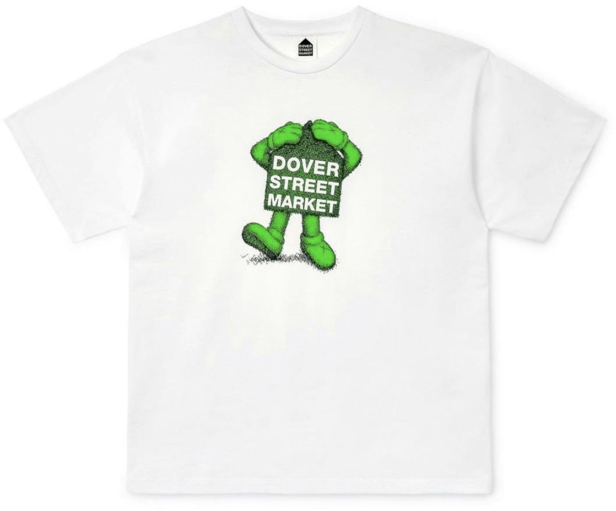 modvirke plantageejer dræbe KAWS x Dover Street Market Fluro Rebellion T-shirt Green - FW20 Men's - US