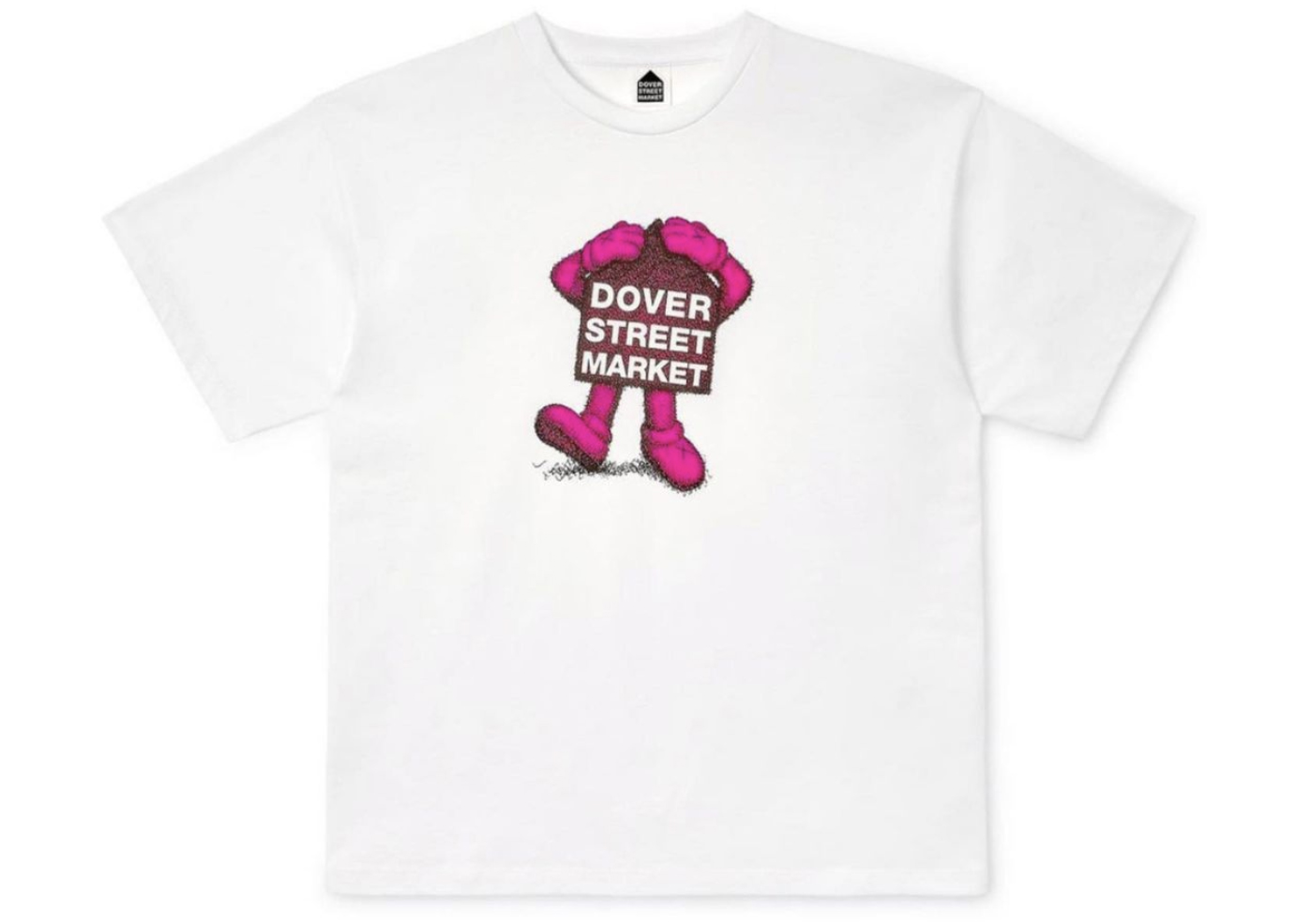 KAWS x Dover Street Market Special Mascot T-Shirt Black Men's 
