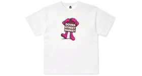 KAWS x Dover Street Market Fluro Rebellion T-shirt Pink