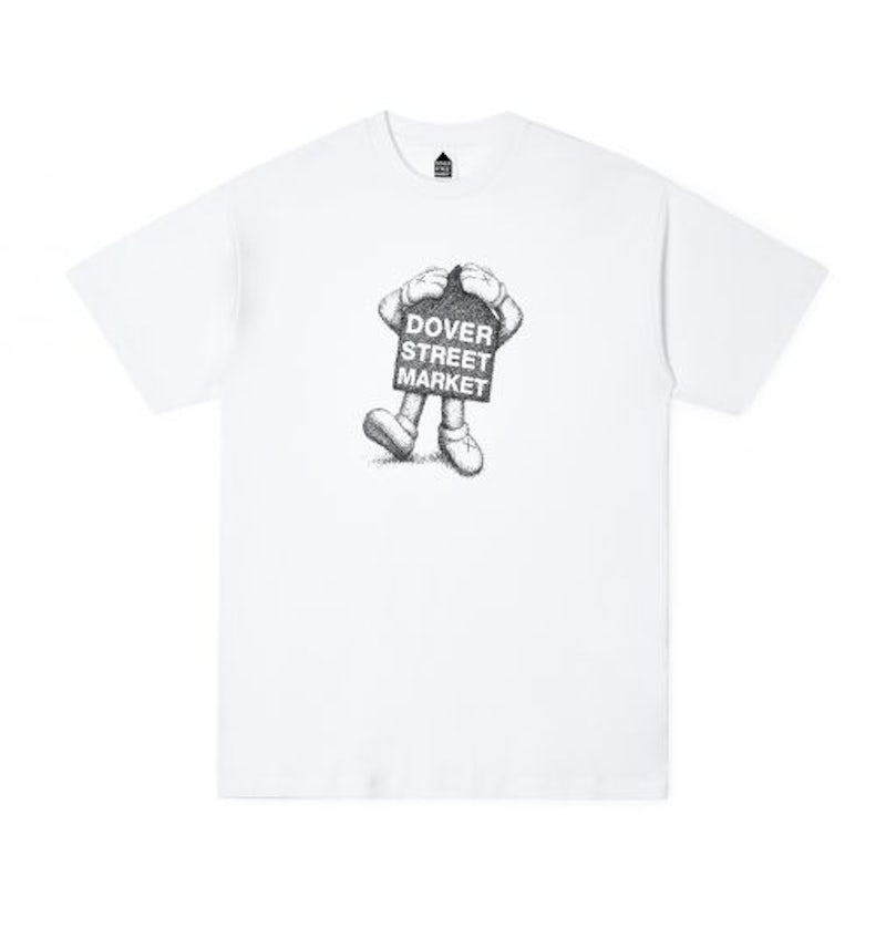 KAWS x Dover Street Market Special Mascot T-Shirt White Men's