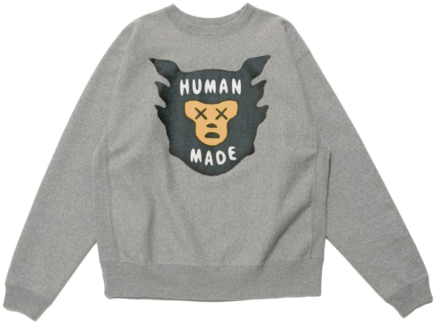 KAWS x Human Made #1 Sweatshirt Grey