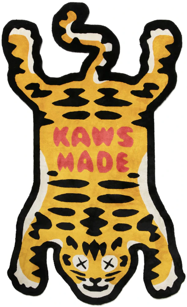 KAWS x Human Made Tiger Silk Rug - SS22 - US
