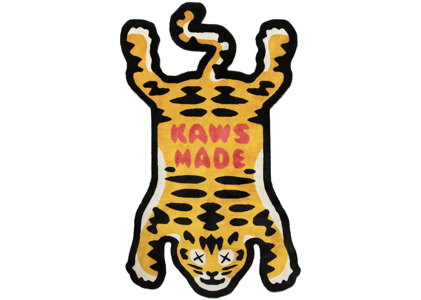 KAWS x Human Made Tiger Silk Rug SS22 US - Main Image