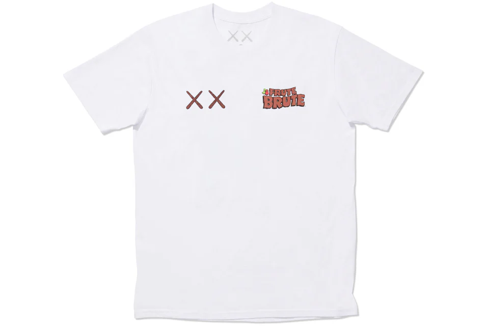 KAWS x Monsters Frute Brute T-shirt White