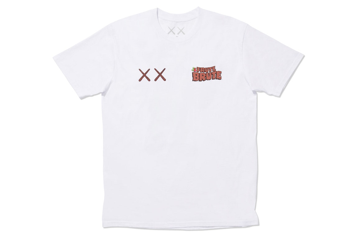 Pre-owned Kaws X Monsters Frute Brute T-shirt White
