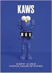 KAWS x NGV BFF Exhibition Poster Blue