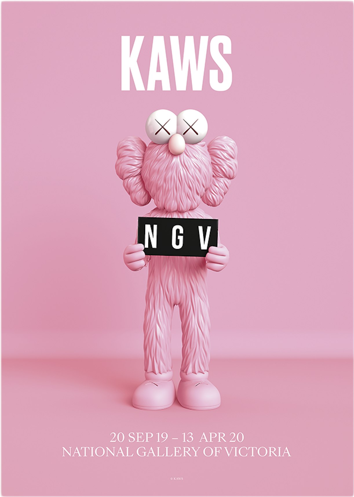 KAWS × Laforet Promo Poster