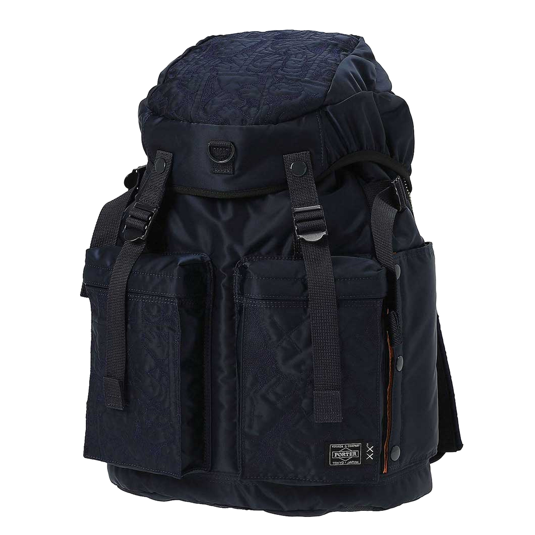 KAWS x Porter Backpack Iron Blue