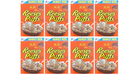 KAWS x Reese's Puffs Cereal Family Size 8x Lot (Not Fit For Human Consumption)