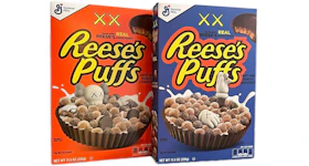 KAWS x Reese's Puffs Cereal Orange & Blue Box Set (Not Fit For Human Consumption) Blue & Orange