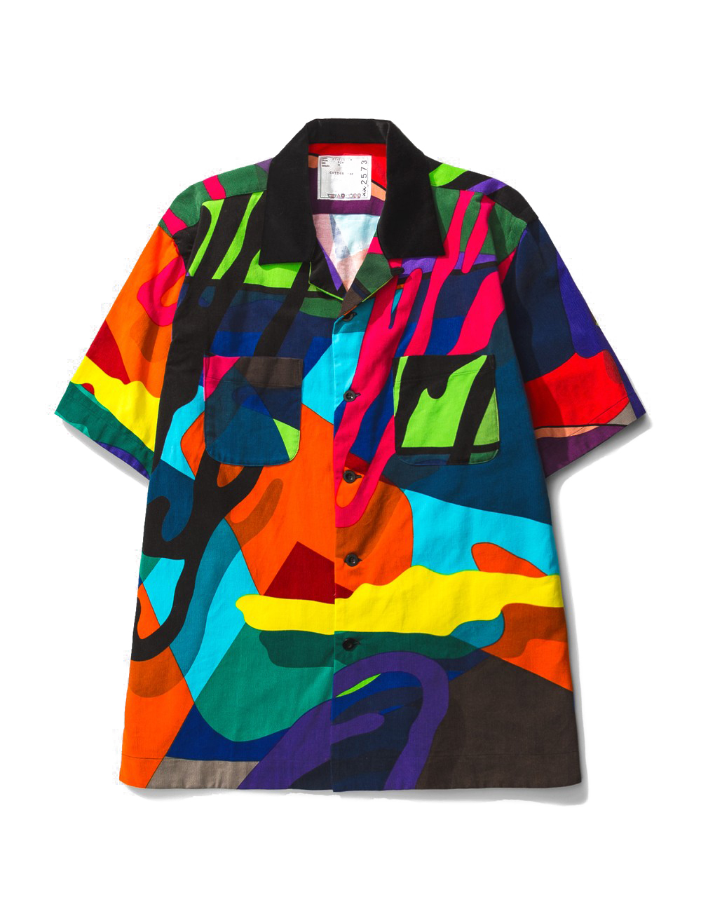 sacai × KAWS Plaid Shirt Multi size1-