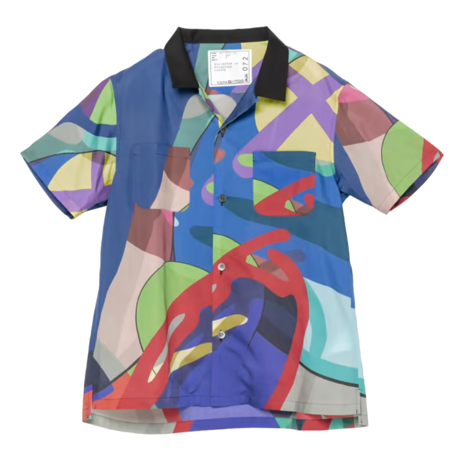 KAWS x Sacai Boys Button Shirt Multi - FW21 - US
