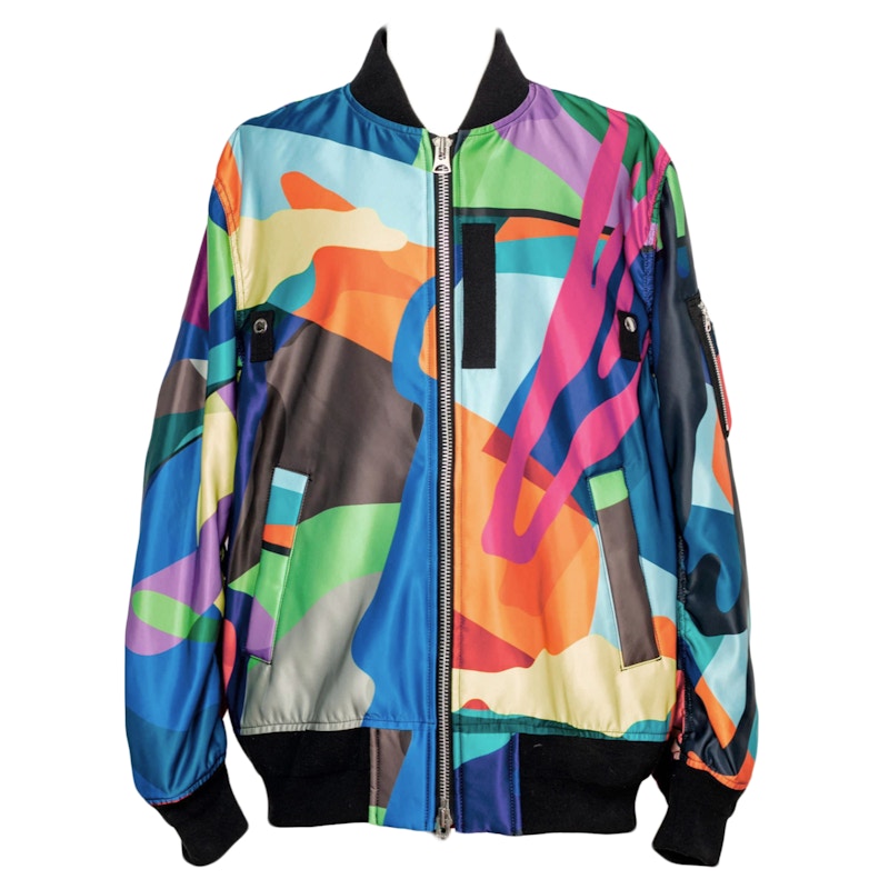 sacai x KAWS MA-1 Blouson 4 multi | angeloawards.com