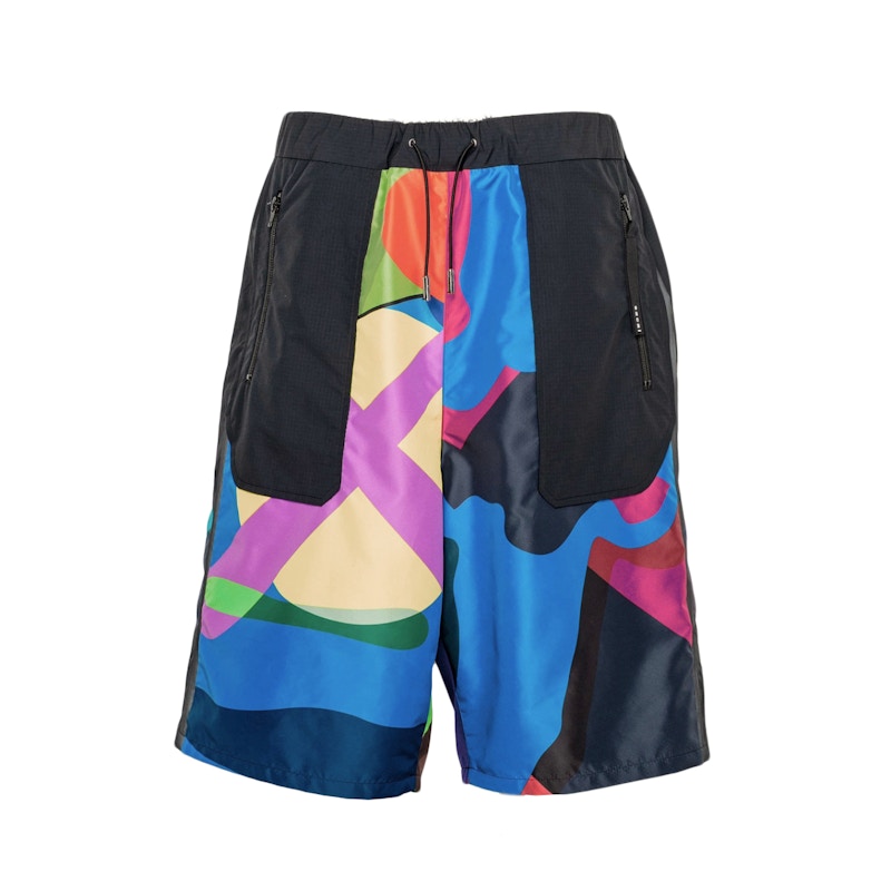 sacai x KAWS Track Shorts トラックショーツ-