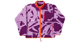KAWS x The North Face Freeride Fleece Jacket Pamplona Purple Dragline Print