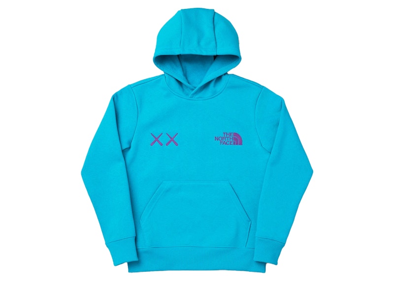 KAWS x The North Face Hoodie Enamel Blue Men's - FW21 - US