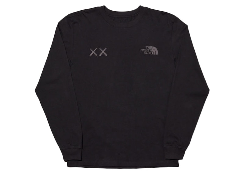 North face long sleeve black hot sale t shirt