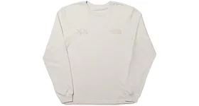 KAWS x The North Face L/S T-shirt Moonlight Ivory
