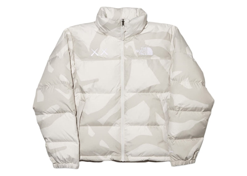 KAWS x The North Face Retro 1996 Nuptse Jacket Moonlight Ivory